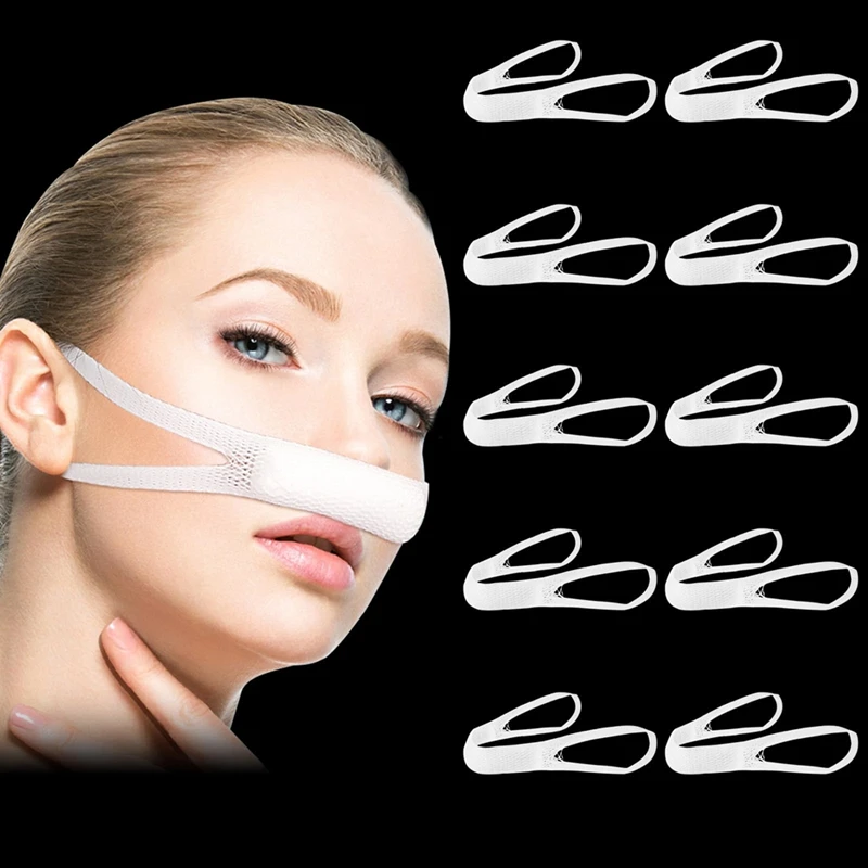 ABNO-Bandage nasal élastique, bandage nasal externe, bandage élastique pour une utilisation après une propornasale spanT1, 10 pièces