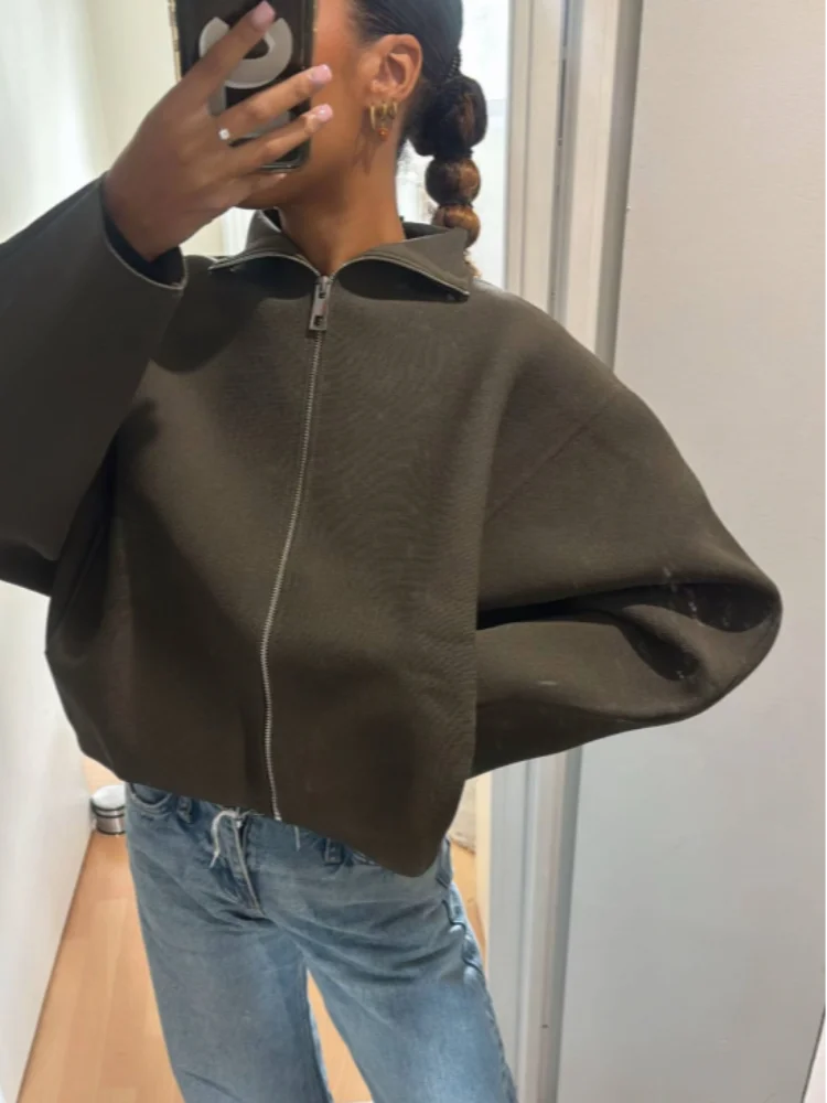 

Элегантный двубортный пиджак, женский тонкий пиджак с лацканами и подплечниками, куртка с длинными рукавами, осень 2024, офисная женская верхняя одежда для поездок на работу