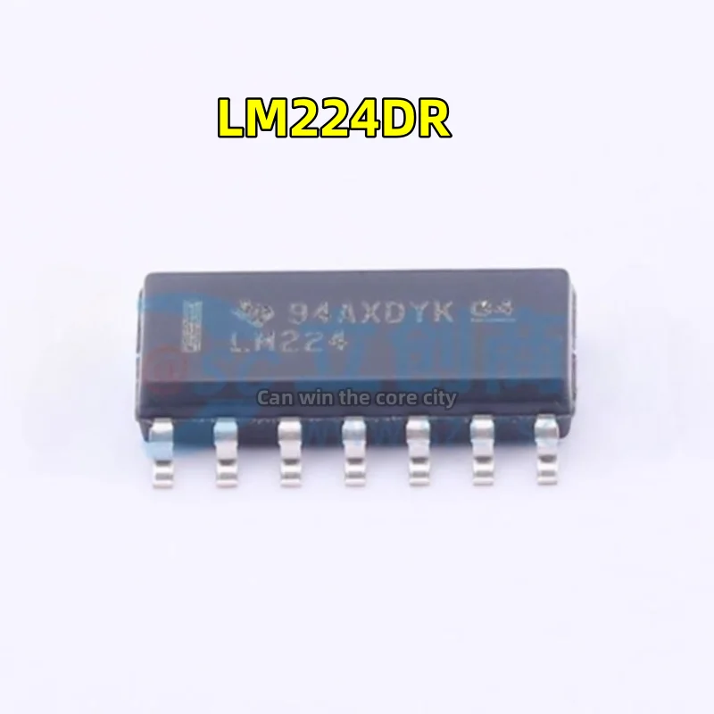 100 pieces Original off the shelf LM224DR LM224D linear device SOP-14 screen printing LM224 universal amplifier