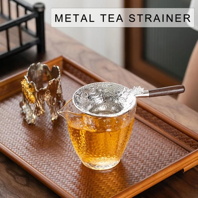 

Practical Metal Teas Infuser Fine Mesh Teas Strainer for Household and Travel