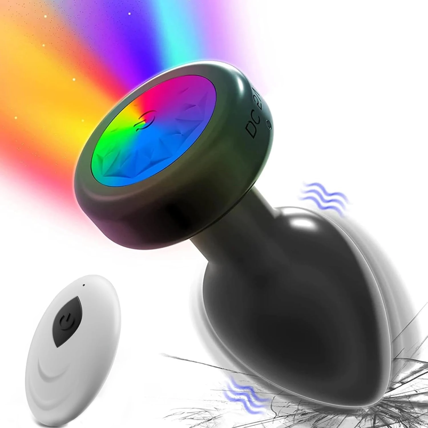 التحكم عن بعد الشرج هزاز جهاز تدليك للبروستاتا للمثليين LED تهتز بعقب المكونات الاستمناء السلع الكبار لعبة الجنس للأزواج