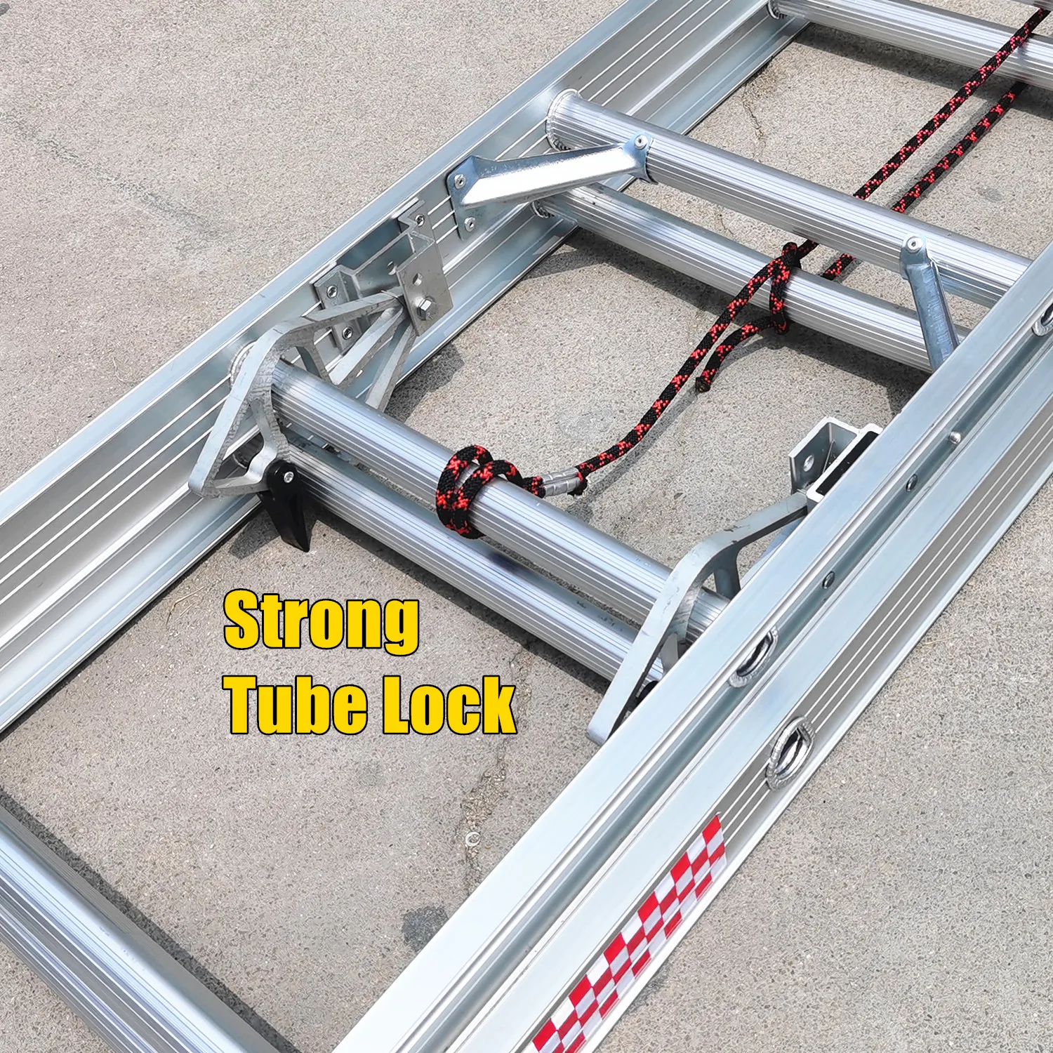 Aluminum Telescopic Extension Ladder Fire Escape Emergency Foldable Ladder