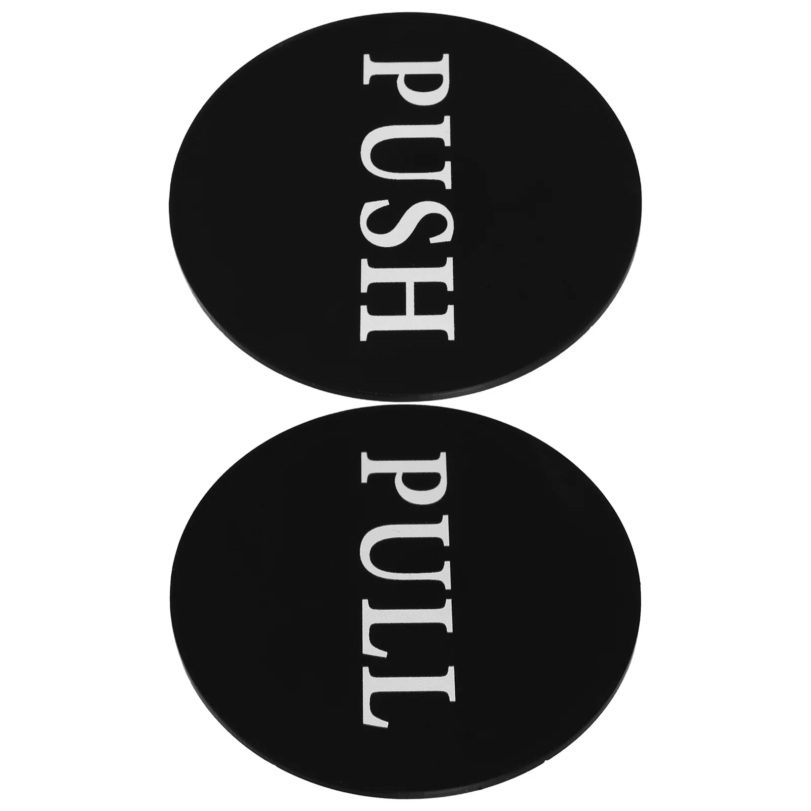 

2Pcs Acrylic Glass Door Signs Push Pull Indicators for Office Shop Cafe Modern Door Signage Durable Clear Direction Labels
