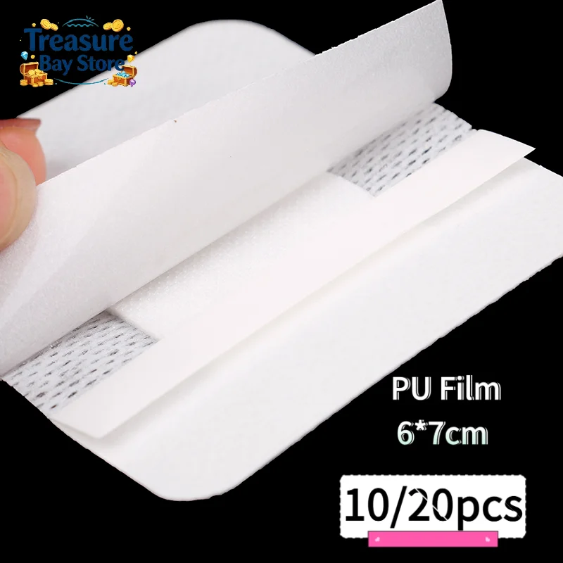

10/20Pcs Waterproof Transparent Tape PU film Adhesive Plaster Breathable