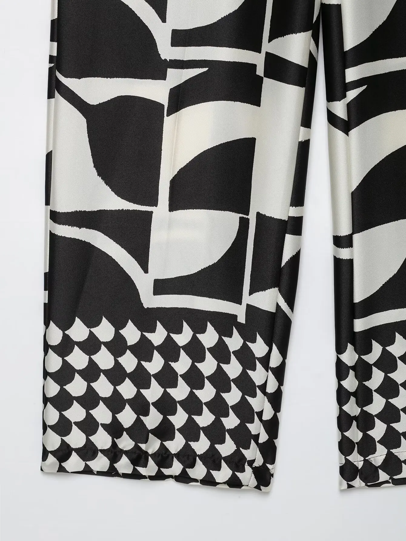 KLKXMYT Schickes Hosen-Set für Damen Ärmelloses Oberteil mit Schleife Geometrischer Druck Damenanzüge 2026 Sommer Lässige Damenoutfits – Detail 16