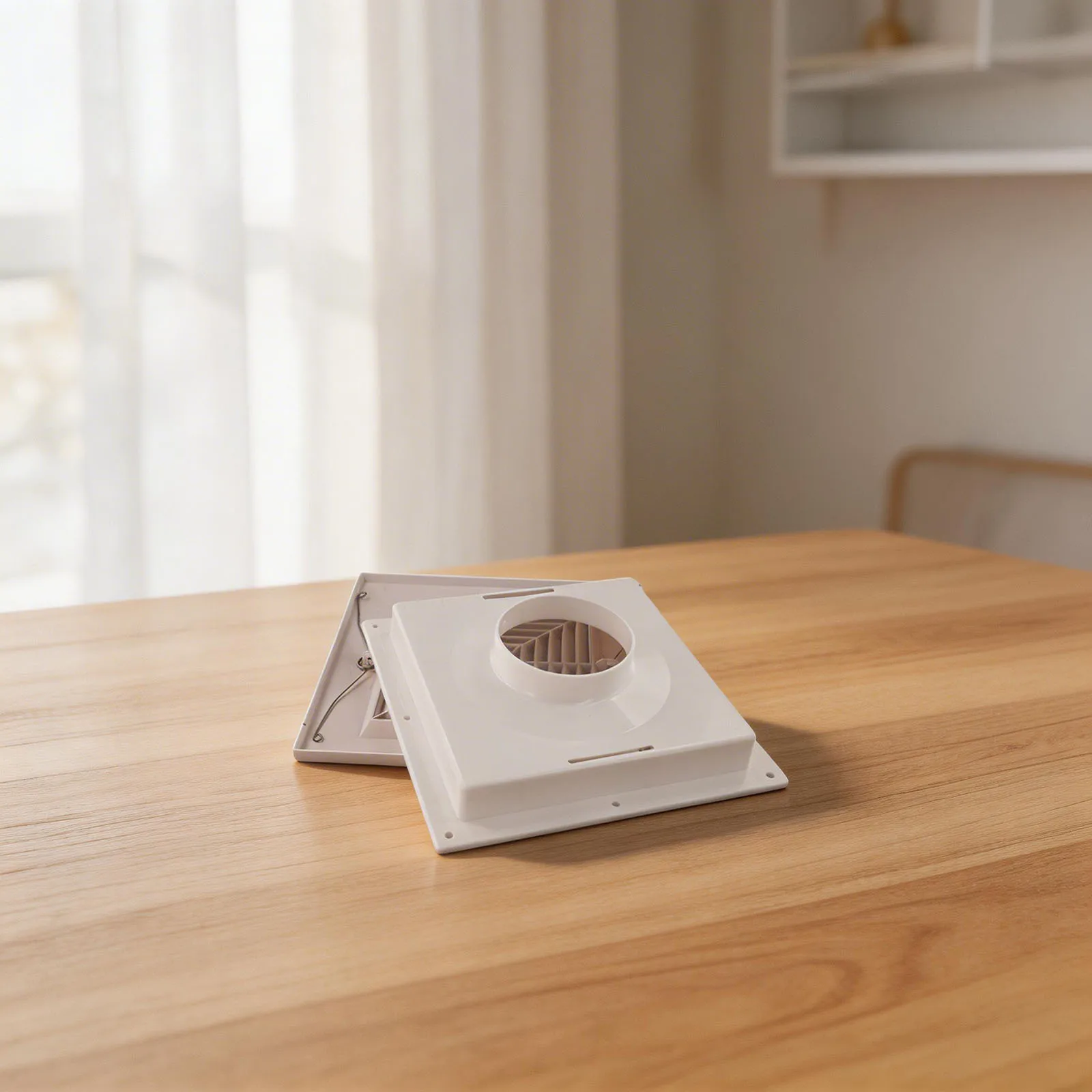 ABS Square Vent Cover for Air Conditioner Optimizes Airflow with Innovative Snap In Spring Mechanism for Easy Removal