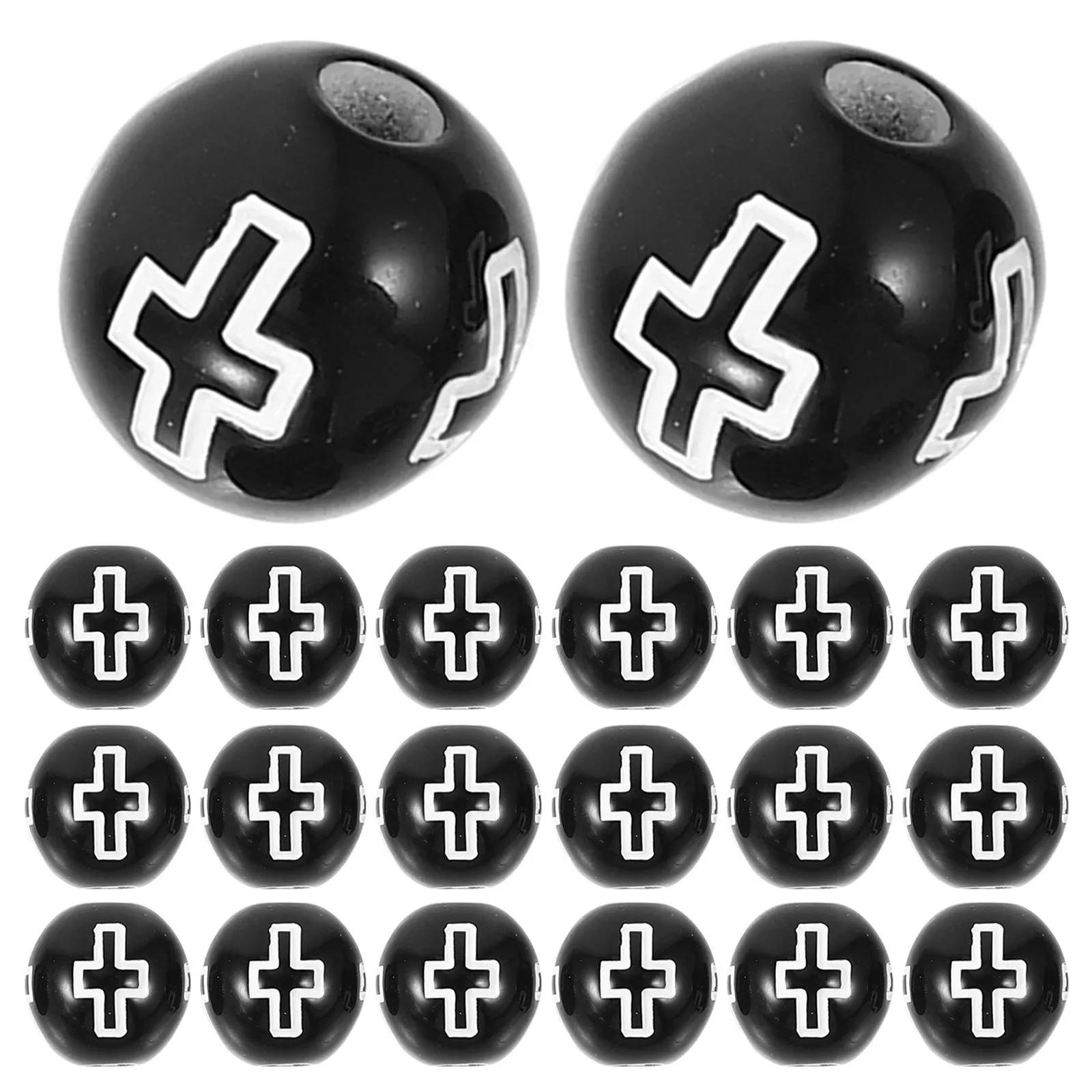 

500Pcs Cross Acrylic Beads DIY Jewelry Making Loose Beads Bracelet Necklace Craft Supplies Accessories DIY Crafts Accessories