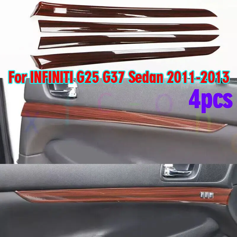 

Для INFINITI G25 G37 седан 2011-13 ABS деревянная накладка на внутреннюю дверь