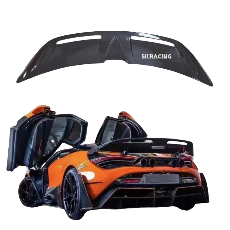 Body kits For Mclaren 720S MSY Style Rear Trunk Spoiler Wing Carbon Fiber Exterior For Mclaren 720S MSY Style Car Spoiler Wing