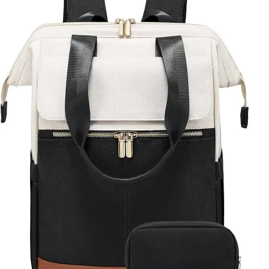 New Sports Backpack Simple Women S Sports Backpack Travel Notebook Fashionable Large Capacity Laptop Bag Color Block Trendy Bac