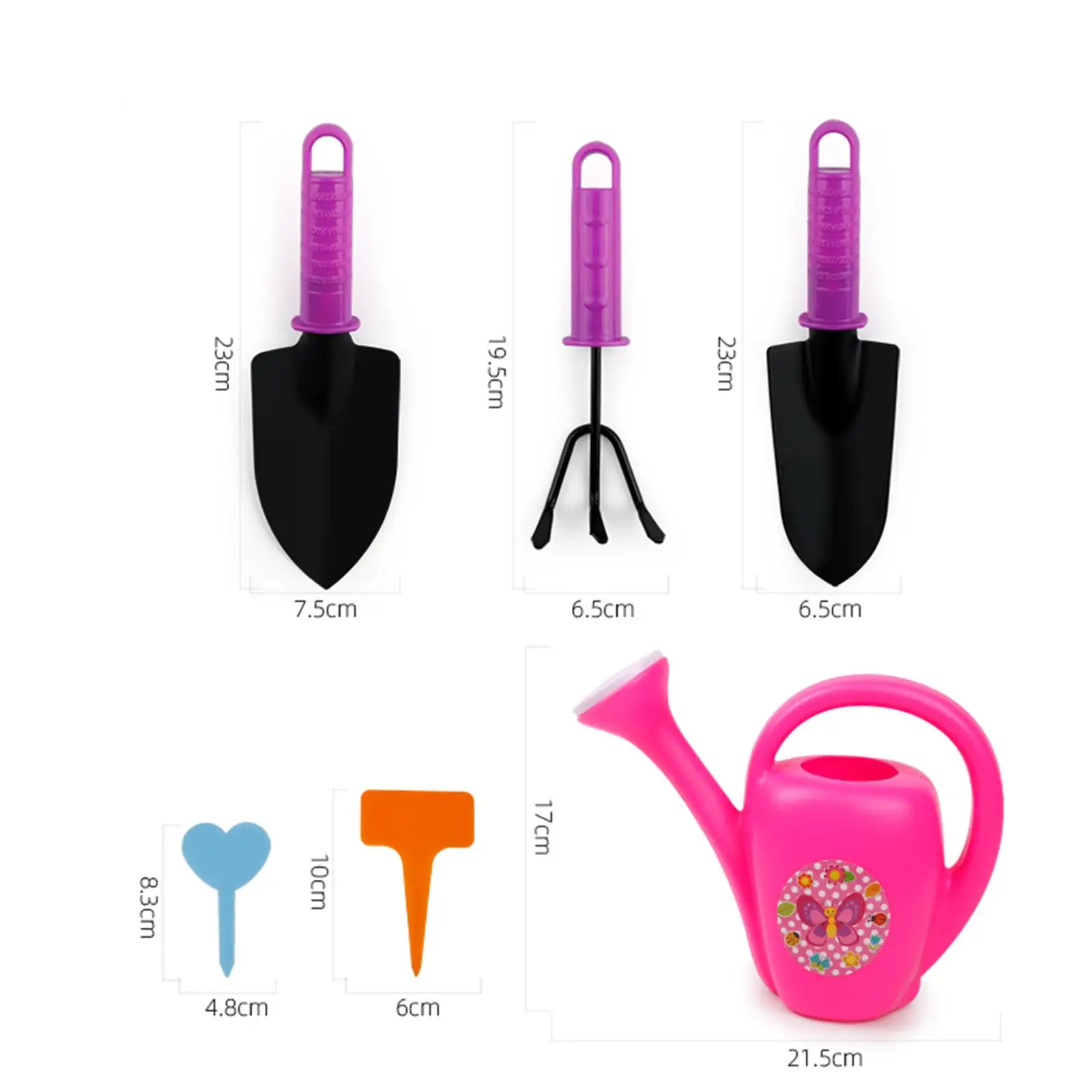 Kids Garden Tool Set with Tote Bag Activity Set Plant Tool Hand Tools Rake Spade Outdoor Toys Gloves for Kids Toddlers Ages 3+
