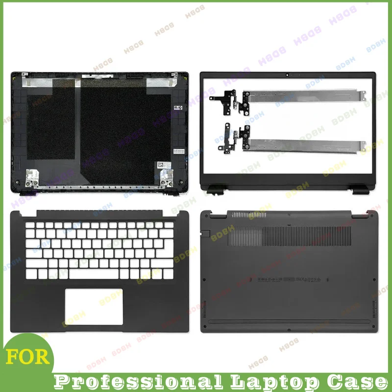 #BDBH New Laptop Case For Dell Latitude 3410 E3410 LCD Cover Bezel Hinges Palmrest Bottom Housing Black 0GMYC0 00MC2P 0VMY1K