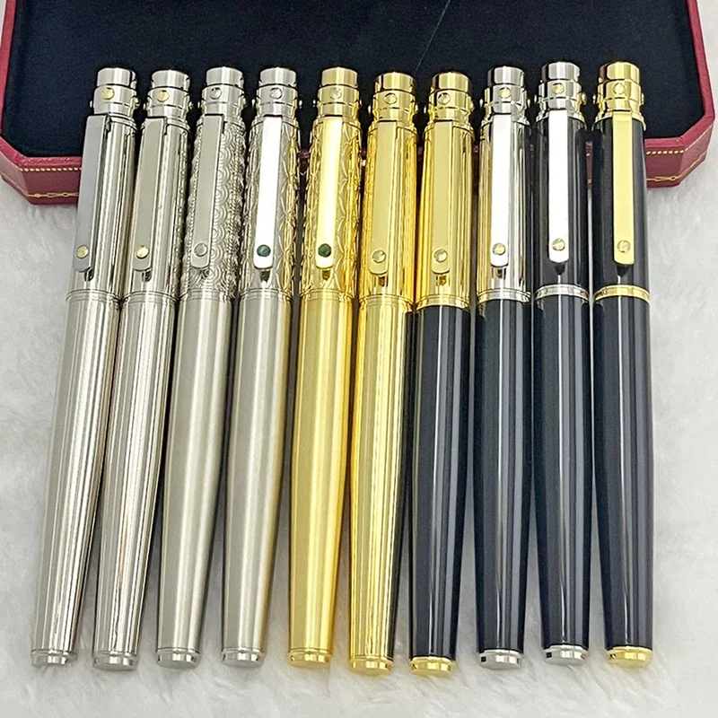 CT Classic Matte Metal Barrel Roller Ball Pen With Serial Number Writing Smooth Luxury Stationery