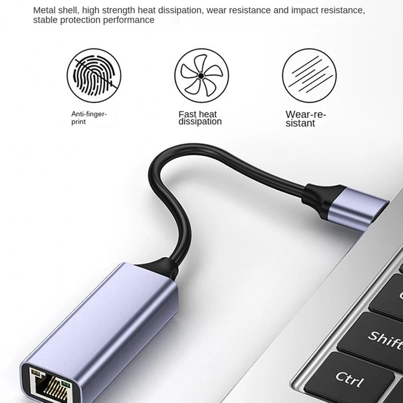 USB do RJ45 Adapter sieci USB 3.0 PC USB 1000Mbps nadające się do laptopa/TV, pudełko