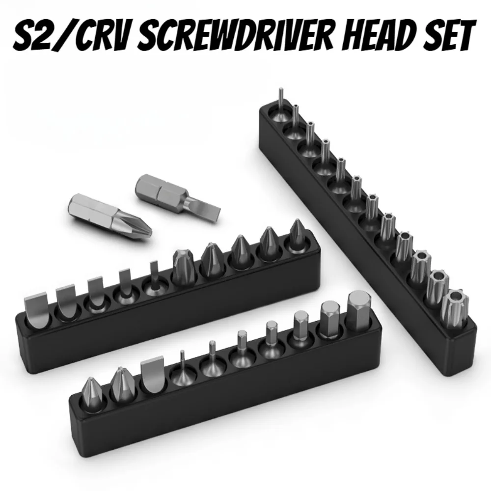 S2/CRV Schraubendreher-Bit-Set 25mm Pflaumenblüten-Sechskant-Kreuzschraubendreher-Kopf Bohrmaschinenadapter Schraubendreher Handwerkzeug – Detail 5