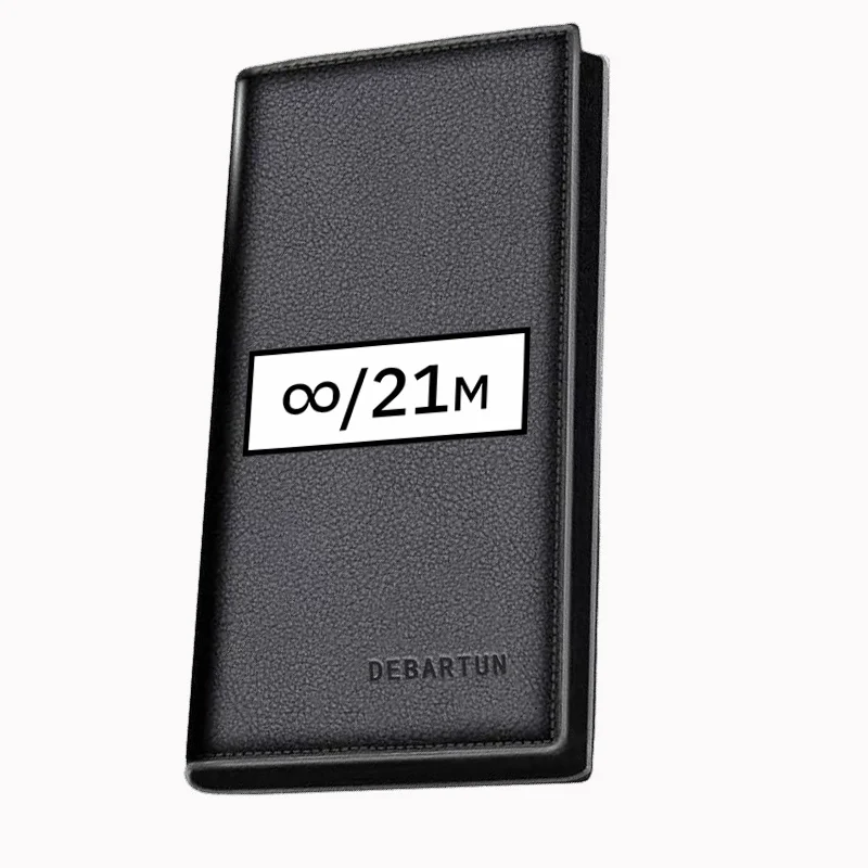 Infinity symbol slash 21 meter Men's Long Wallets Business Stylish Printing Design Casual Use Christmas Valentine's Father's Day