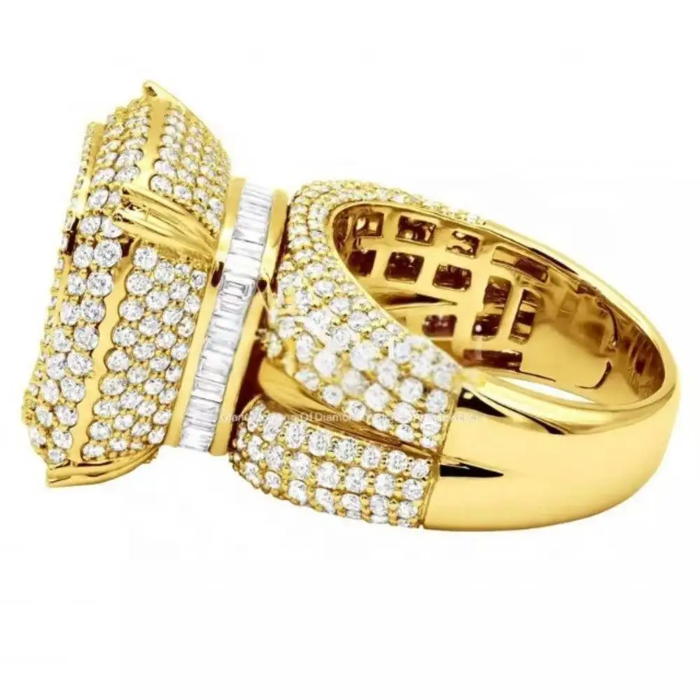 TRUZENT GLOBAL Luxury Unisex Presidential Watch Diamond Style Iced Two-Tone Dial Mechanical Movement Stainless Steel Case Glass