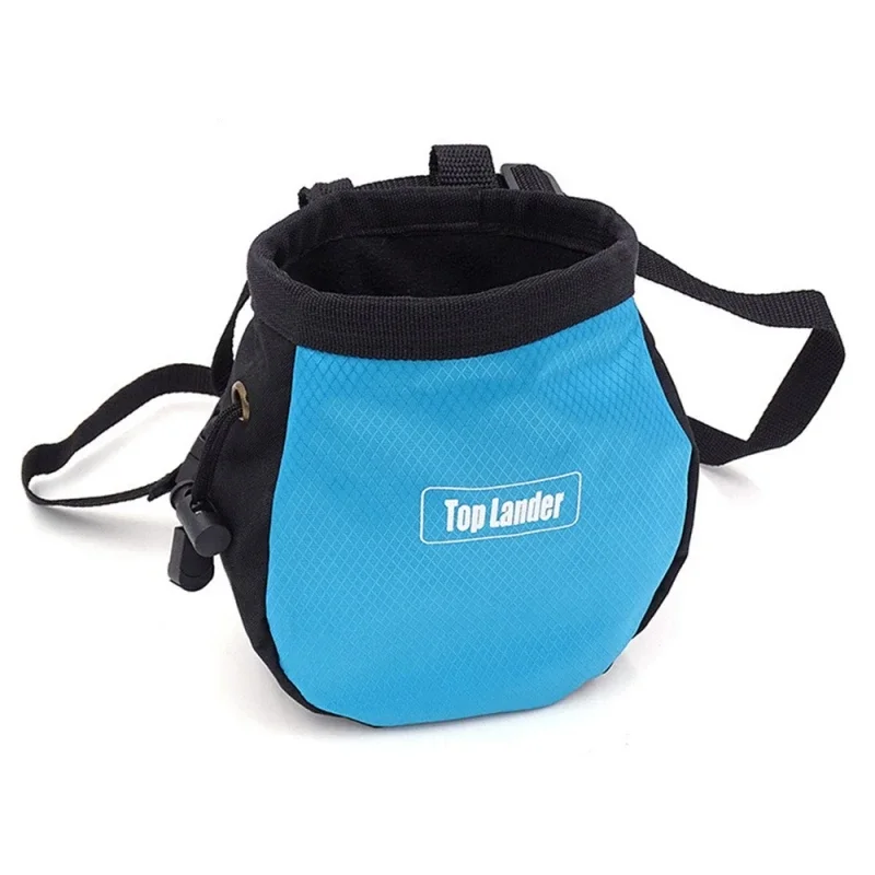 1pcs Climbing Gym Magnesium Powder Storage Adjustable Waist Belt Nonslip Chalk Bag Bouldering Gymnastics Weightlifting Pouch