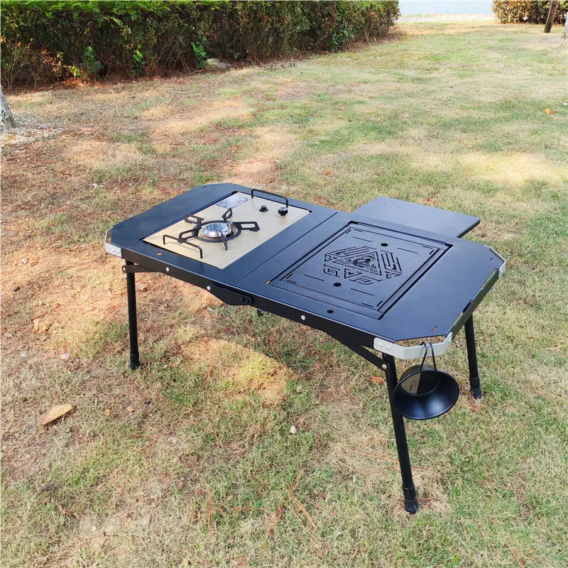 Hot Sale Customizable Portable Folding Aluminum Picnic BBQ Table Lightweight Modern Design For Outdoor Camping
