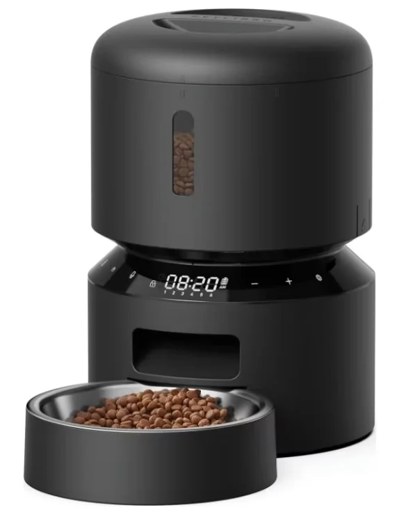 

Умная автоматическая кормушка для кошек, автоматический дозатор корма для собак с сохранением свежести, кормушки для домашних животных с таймером для сухих кормов