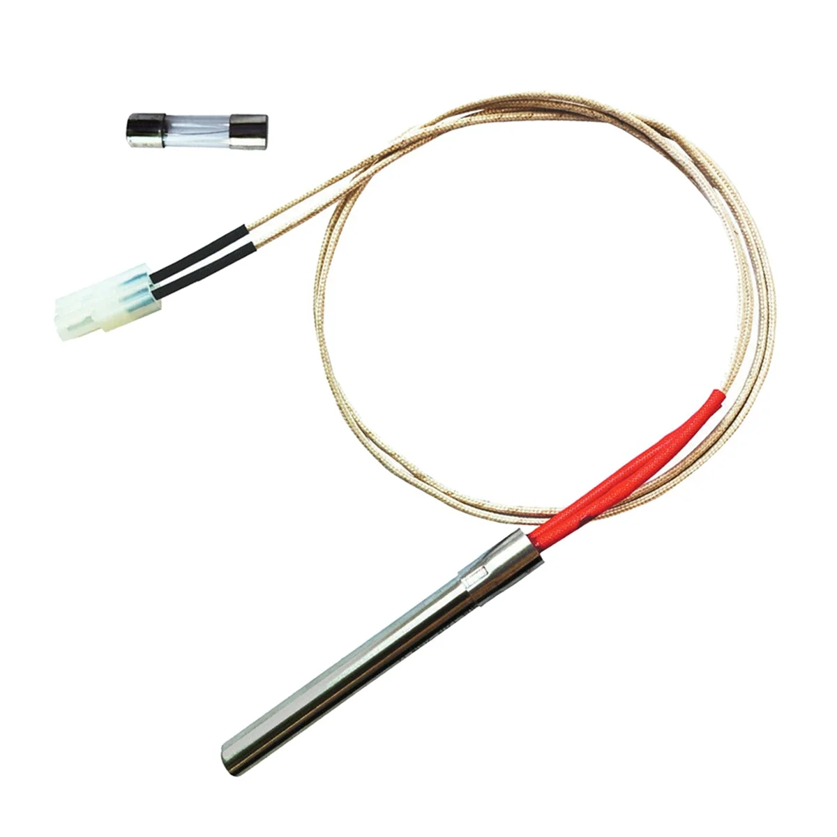 

A40T 220V Ignition Igniter Waterproof Hot Rod Wood Pellet for Fireplace Grill Stove Parts