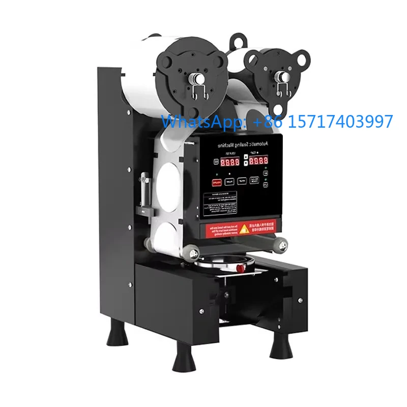 

New Designs Automatic Commercial Sealer 90 95 98mm Bubble Tea Sealing Machine Babo Sealer Machine Milk Tea Cup Sealing Machine