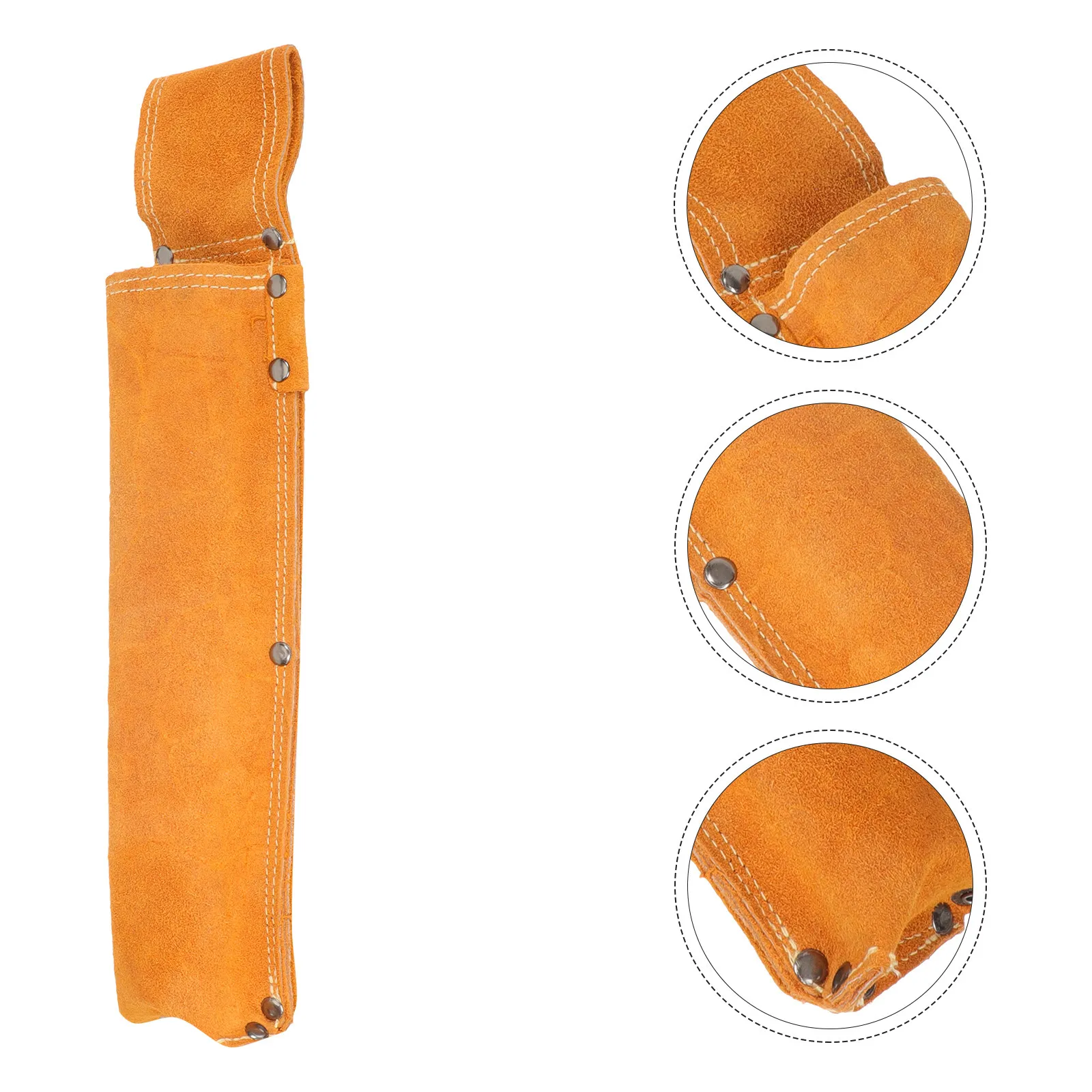 

Welding Rod Holder Storage Waist Bag Rivet Reinforced Soft Durable Anti-Scald Welding Rod Pouch Protective Tools