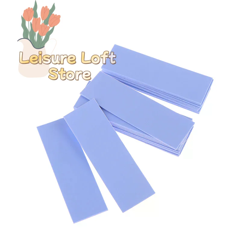 10Pcs M.2 SSD Thermal Pad - 6.0W/mK High Thermal Conductivity Reusable Silicone Pads for GPU/SSD Cooling (1mm/1.5mm/2mm)