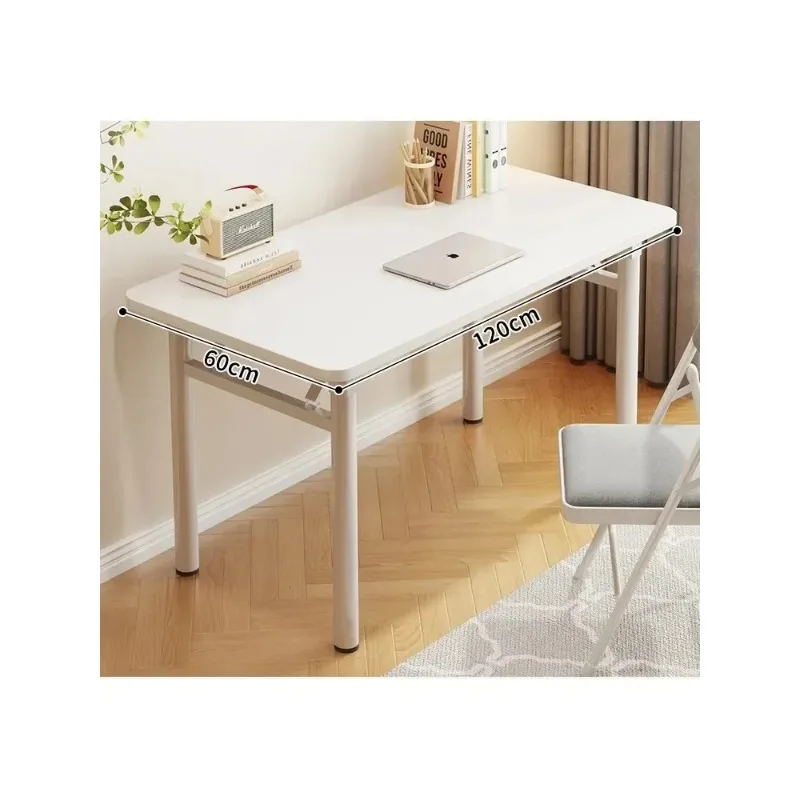 Adjustable Height Portable Folding Computer Desk Space Saving Small Bedroom Bedside Study Table for Students Office