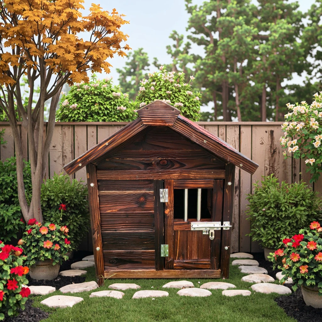 

SDD023 Dog House Outdoor Large Breed Kennels For Dogs Large Pet Kennel With Roof