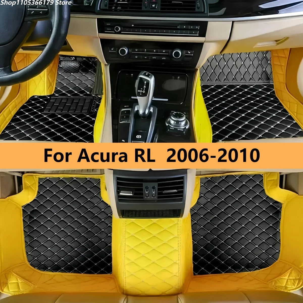 

Custom Car Floor Mats For Acura RL 2006 2007 2008 2009 2010 Leather Mat Durable Pad Auto Rugs Carpets Interior Parts Car Accesso