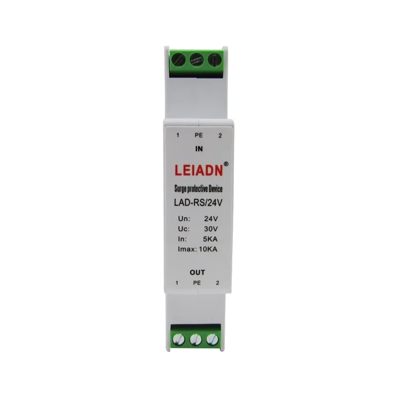 RS485 Control Signal Lightning Arrester 24V Twisted Pair Signal Lightning Arrester Surge Protector