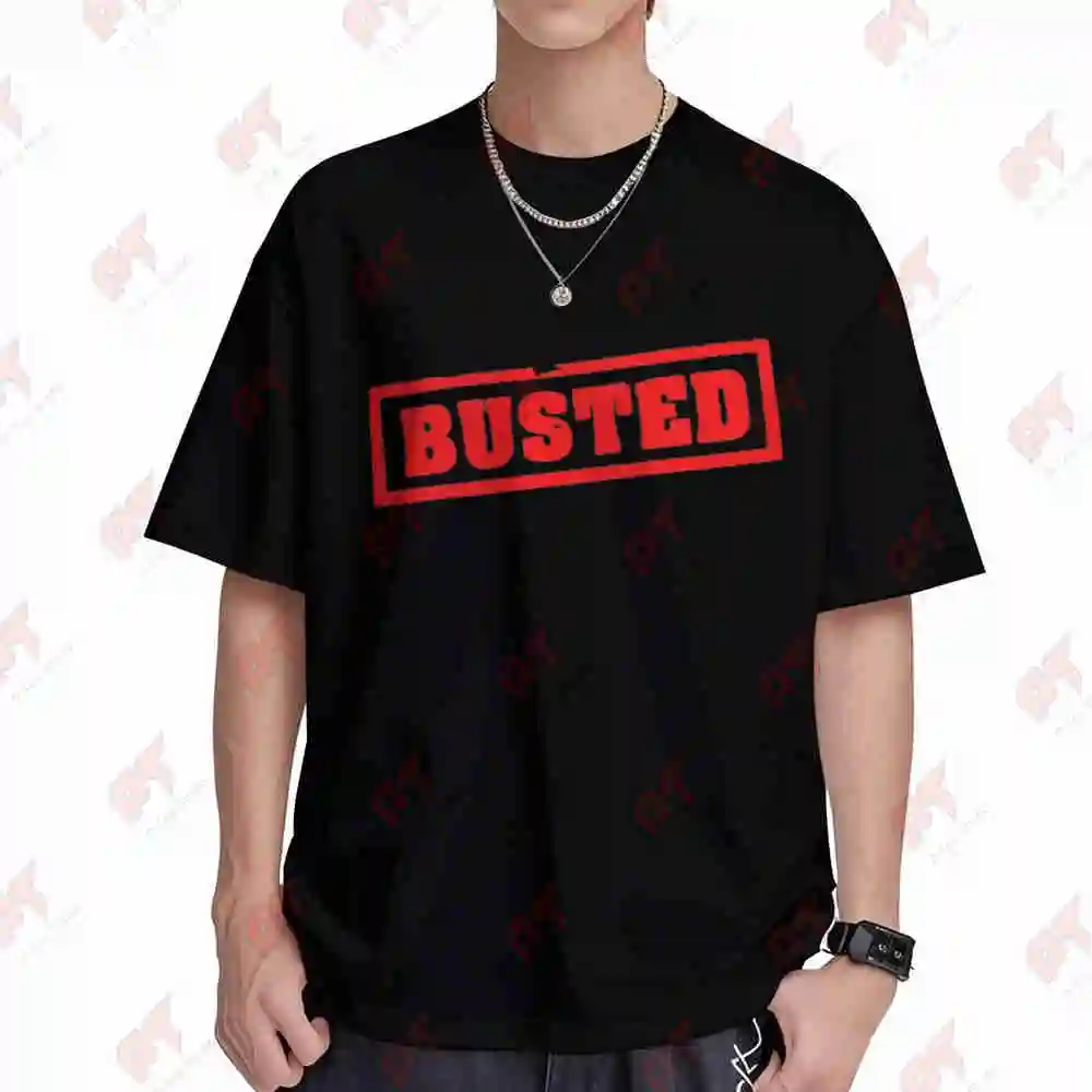 Busted Tour 2023 Pop Punk Band Short Sleeve Tee 100% Cotton T-Shirt