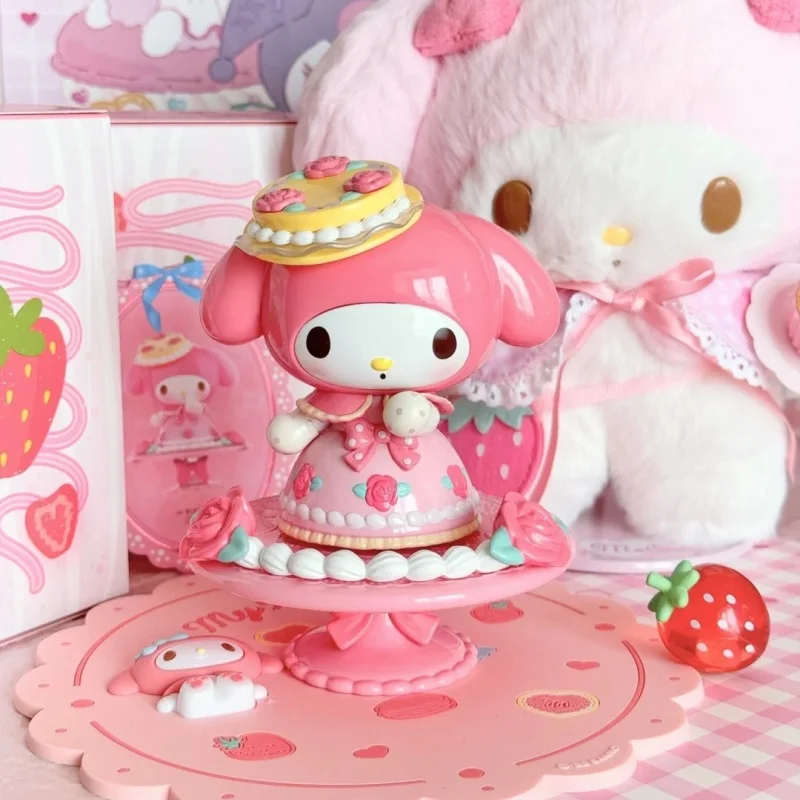 Neue Sanrio My Melody Nachmittagstee Serie Blind Box Kawaii Action-figuren Sammlung Mystery Box Puppe Dekoration Mädchen Geschenk Spielzeug