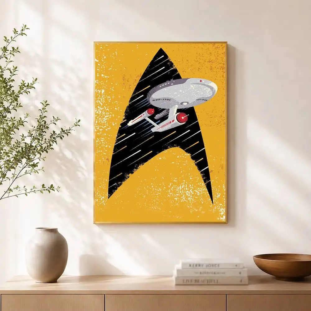 TV S-Star T-Trek Cool Poster Waterproof Wall Art Sticker For Bar Living Room Vintage Decor High Quality Print Gift view 5