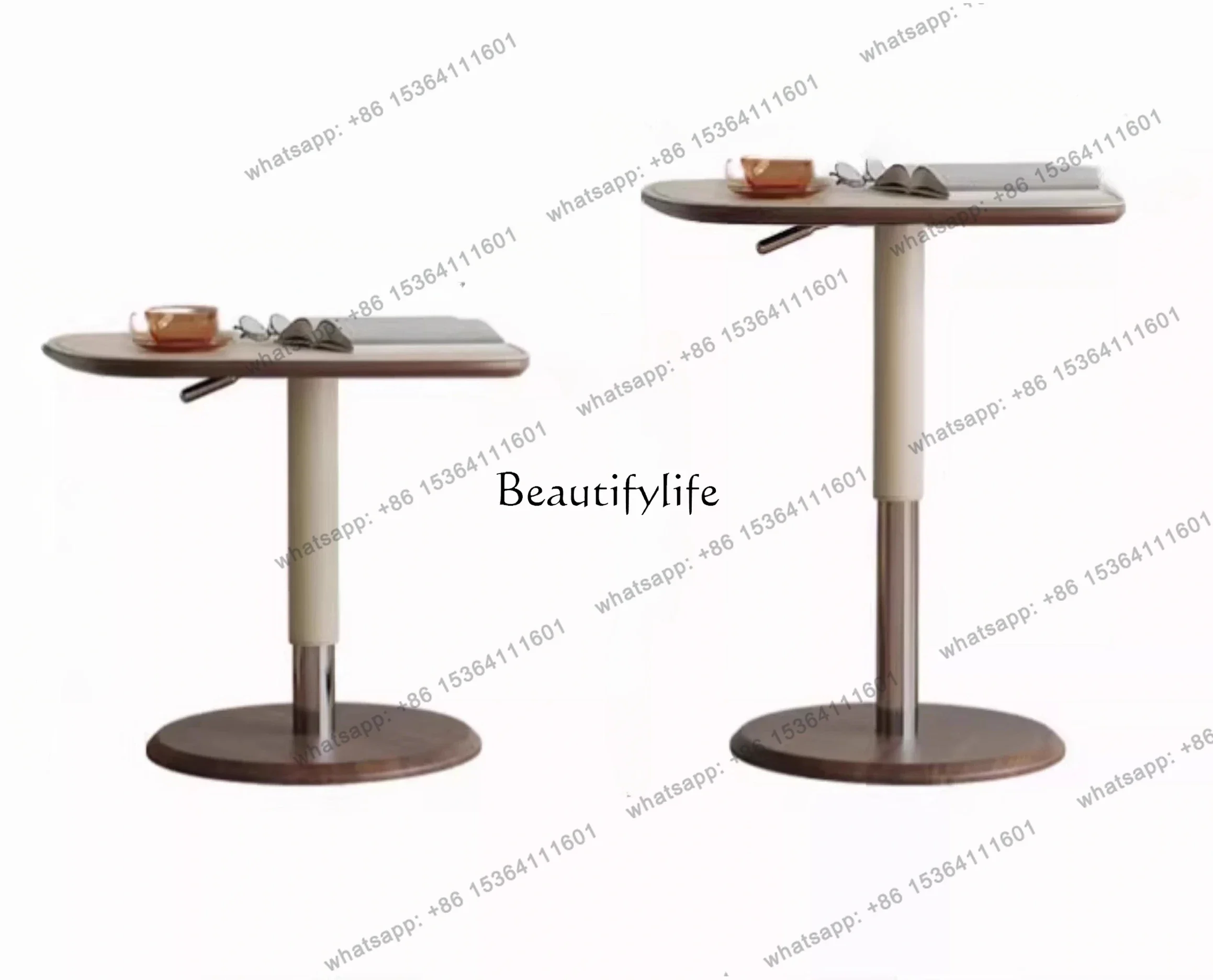 HJ Lifting Side Few Modern Simple Suction Rotating Sofa Side Corner Few Living Room Home Removable Light Luxury