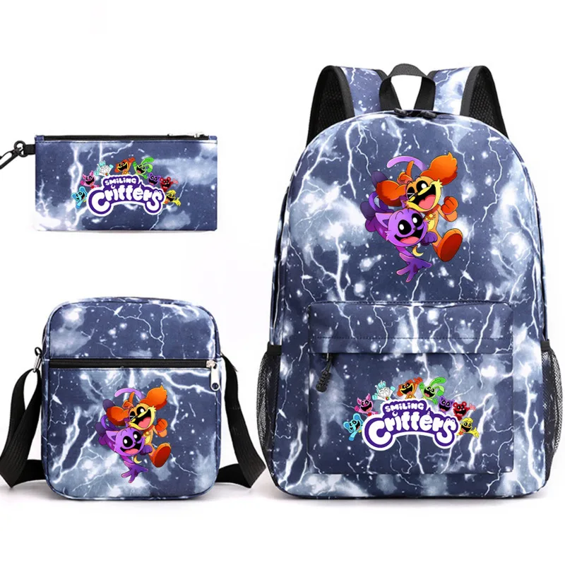 

Horror Games Smilings Crittersed School Backpack Shoulder Bags Anime Cartoon Laptop School Bags Outdoor Backpack For Kids Gifts