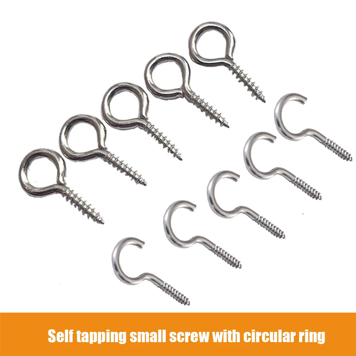 Small Sheep Eyes Metal Self Attack Screw Tiny Mini Eye Pins Hooks Eyelets for Bead Charms Pendant Diy Jewelry Findings 10-200Pcs