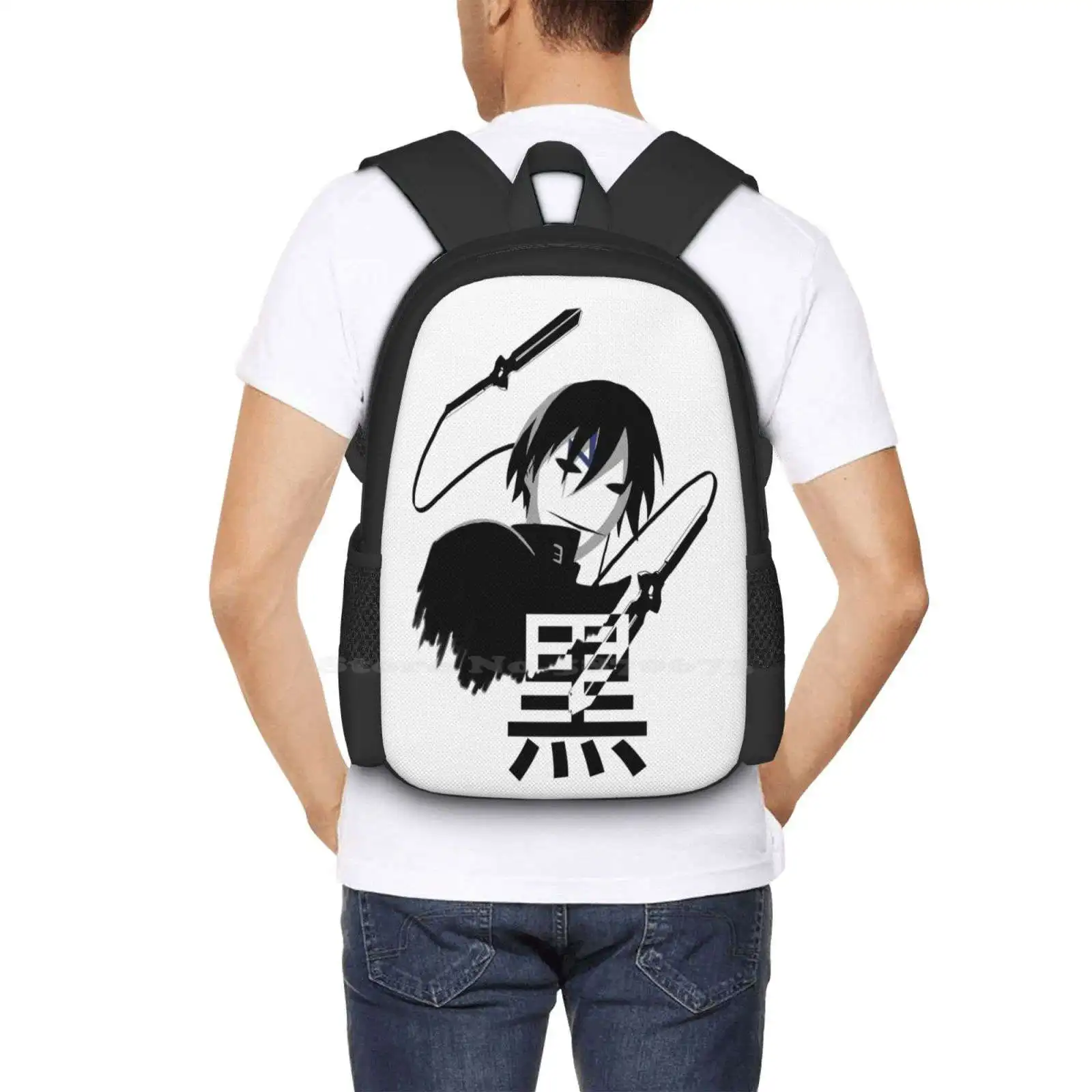 Darker Hot Sale Backpack Fashion Bags Darker Than Black Hei Anime Manga