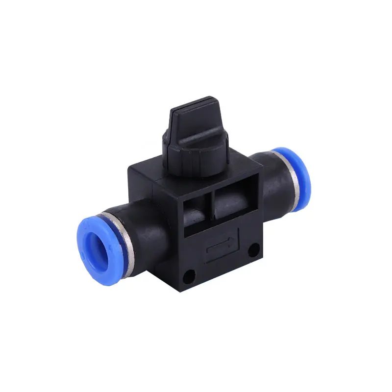 1Pcs Pneumatic Fitting 2 Way Quick Push Connector Tube Hose 4mm 6mm 8mm 10mm  HVFF Air Pneumatic Parts Connector Joint Fitting