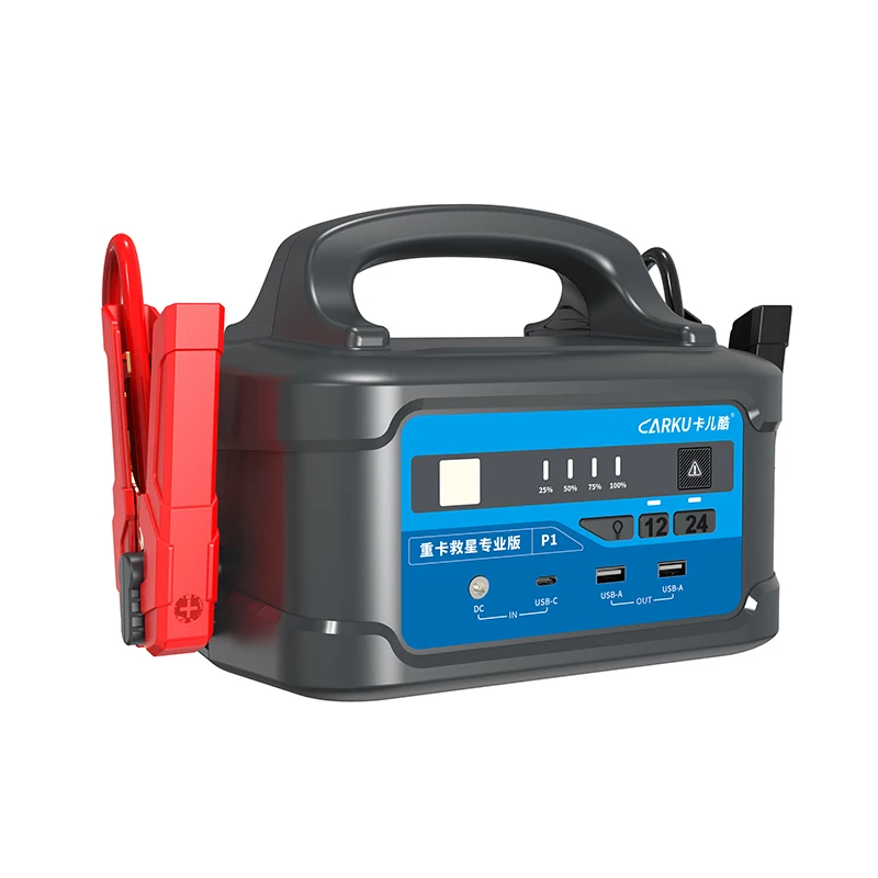 newBig Capacity Truck Jump Starter Heavy Duty Truck 12/24 Volt Jump Starter Car Battery Jump Starter 24V