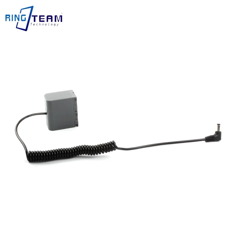Cable en espiral DC5.5 macho a VF823, acoplador de CC para JVC GZ-HD3, 575, 275, 175, 130, HD30, 430, cámara, batería ficticia de BN-VF823