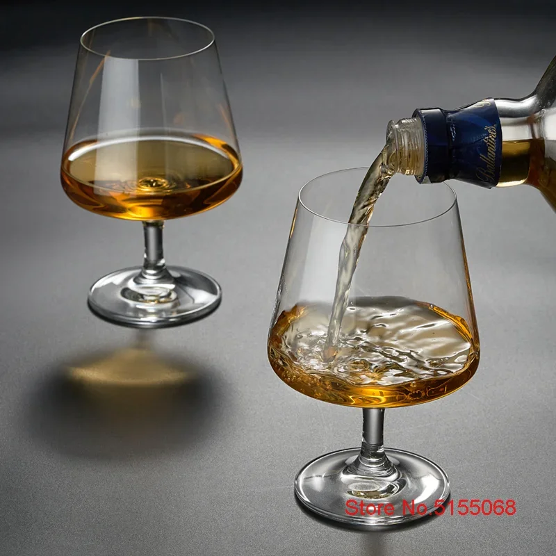 European Style Professional Level Brandy Snifters Crystal Cognac Whisky XO Tasting Glass Red Wine Whiskey Goblet Footed Glasses