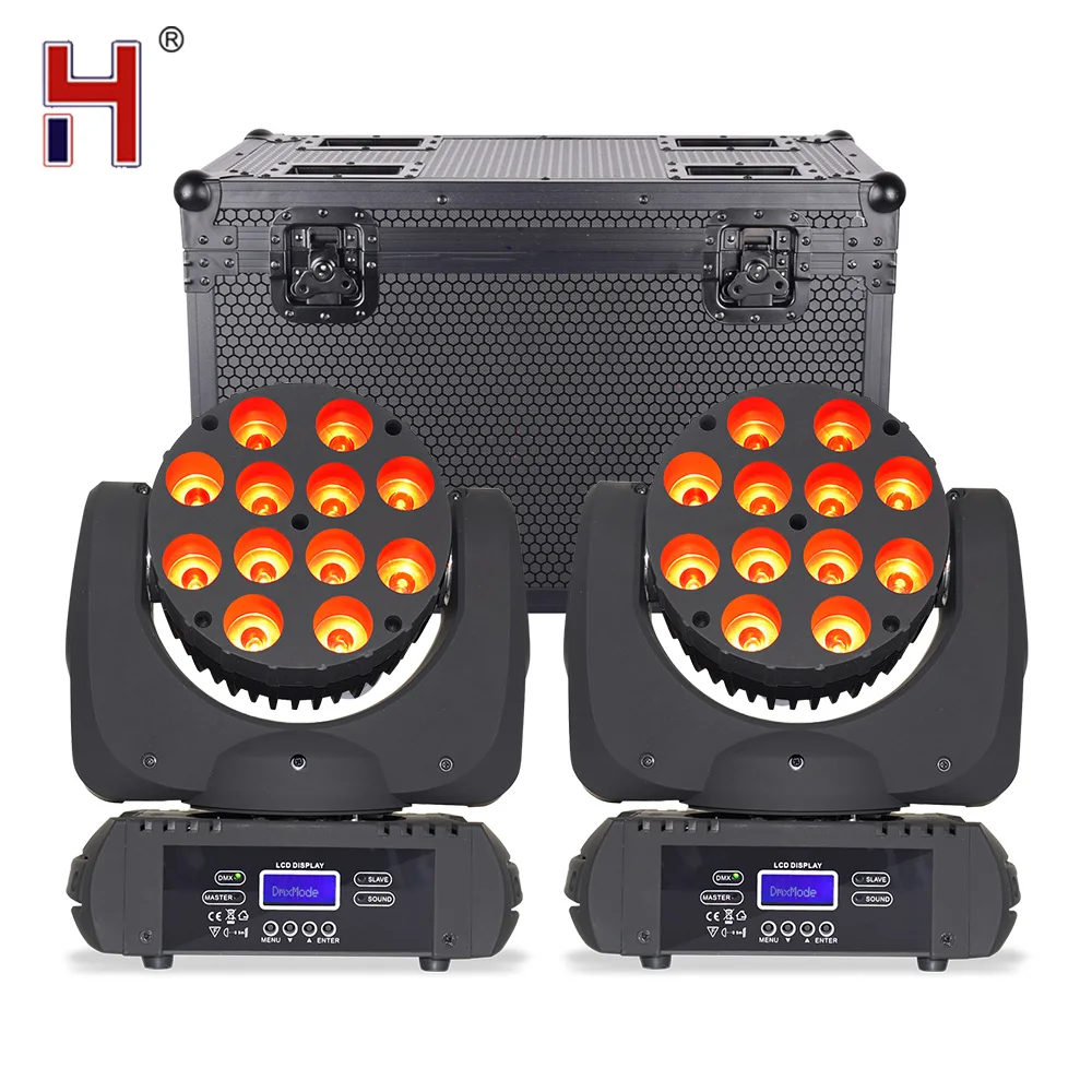 HongYi Led Stage Lights Wash Moving Head 4In1 RGBW Lyre Beam By DMX512 Controll For NightClub DJ Disco Party Wedding Nightclub