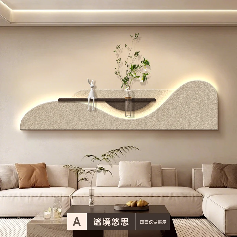 

Hydroponic green plants, living room decoration picture, cream style sofa background wall hanging picture, 2025 new model, simpl