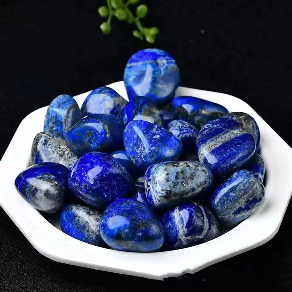 

Natural Lapis Lazuli Tumbled for Wicca Stones Reiki Healing Crystals Polished Energy Chakra Stone Ornament