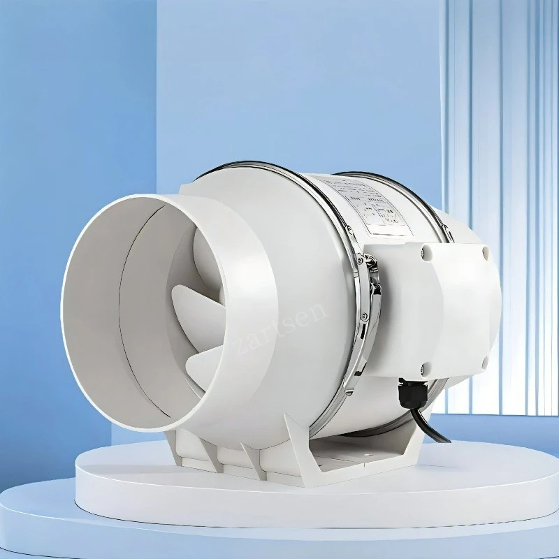 

220V Exhaust Fans Home Inline Pipe Duct Fan Kitchen Toilet Extractor Ventilation Air Clean Ventilator Diagonal Flow Fan