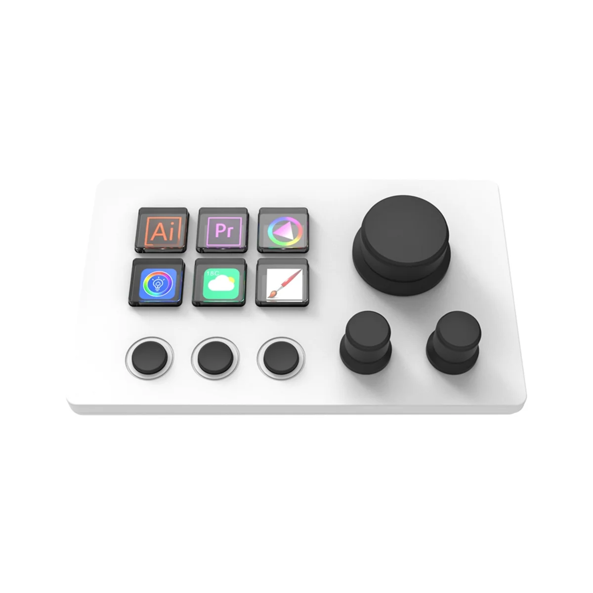 Langlebiges Design für StreamDeck Virtual Keyboard LCD-Taste für Windows/Android/IOS