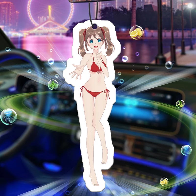 Bikini Sexy Beauty anime cartoon Japanese cartoon characters summer beach beach resort pool party car aromatherapy car perfume l