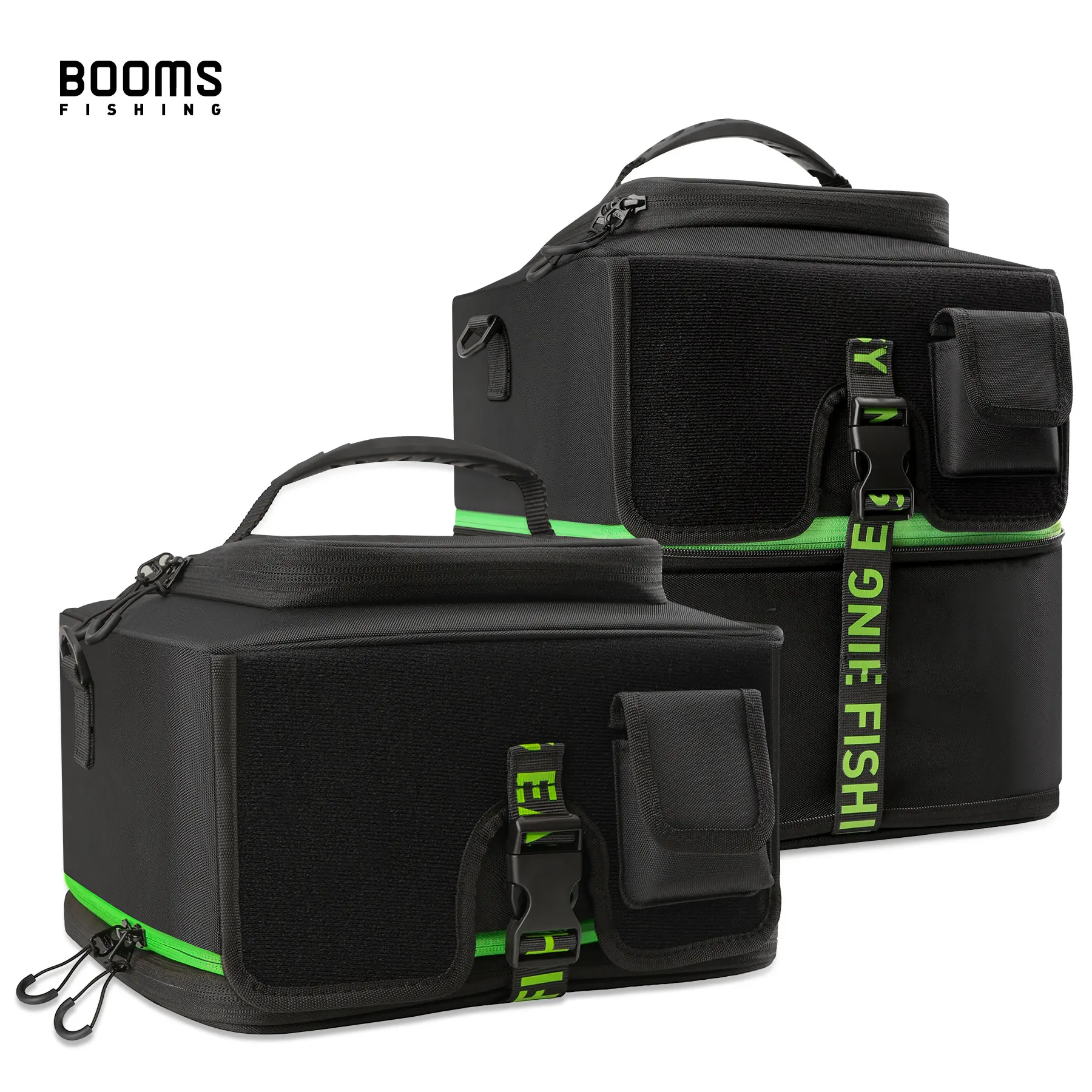 

Booms Fishing RC4 Fishing Bag Large Multi-function Reel Storage Cover Case Multi-layer Fishing Tackle Tools Backpack